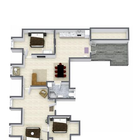 Luxury Apartment W Privat Rooftop Terrace - Cph C 哥本哈根 外观 照片
